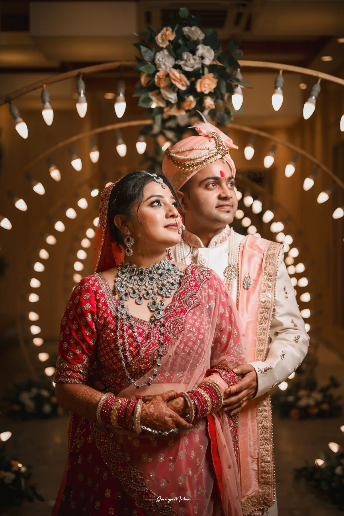 Engagement and ring ceremony moment