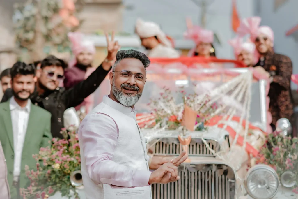 Alok Groom Baraat Candid