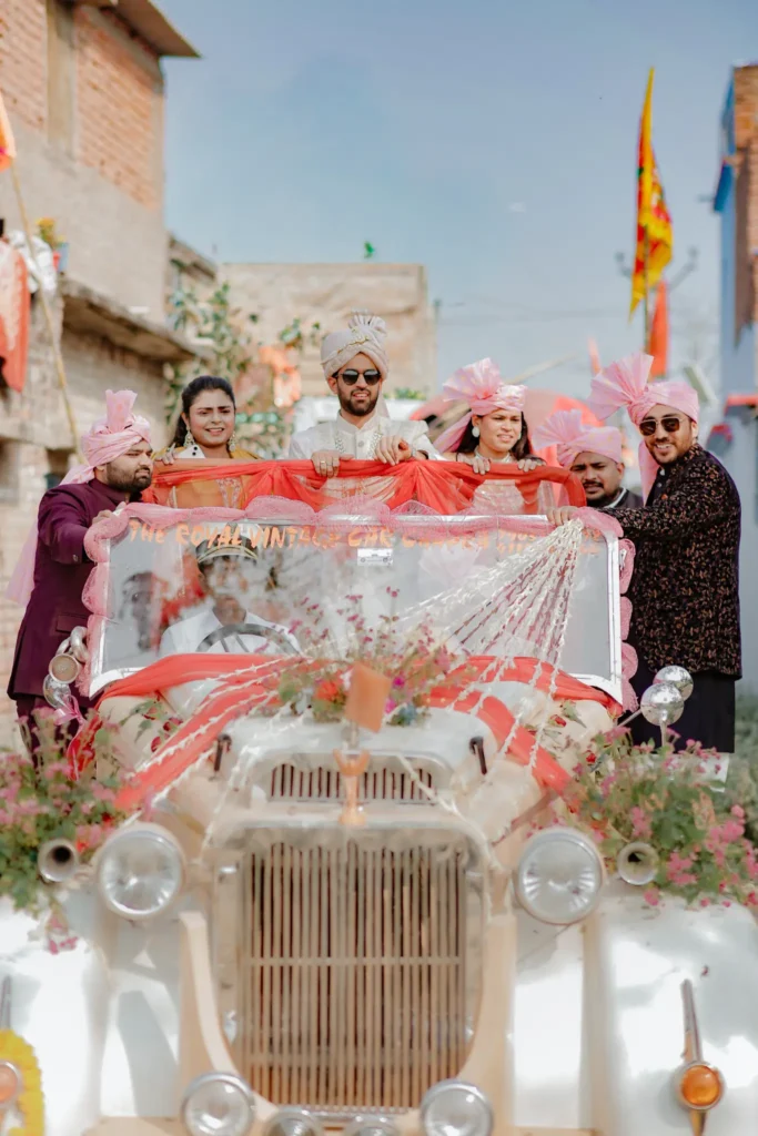 Alok Groom Vintage Car Entry