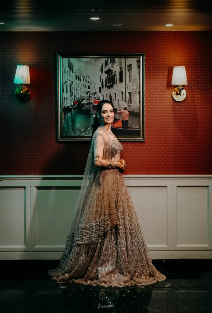 Chitvan Elegant Indoor Bridal Portrait