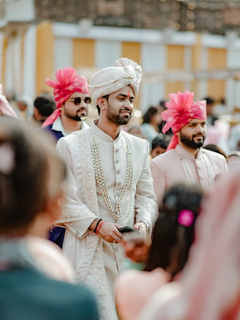 Alok Groom Wedding Entrance Portrait