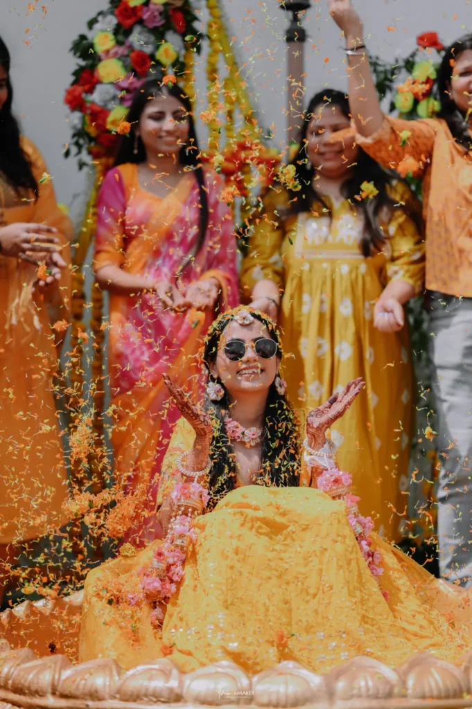 Chitvan Haldi Celebration Family