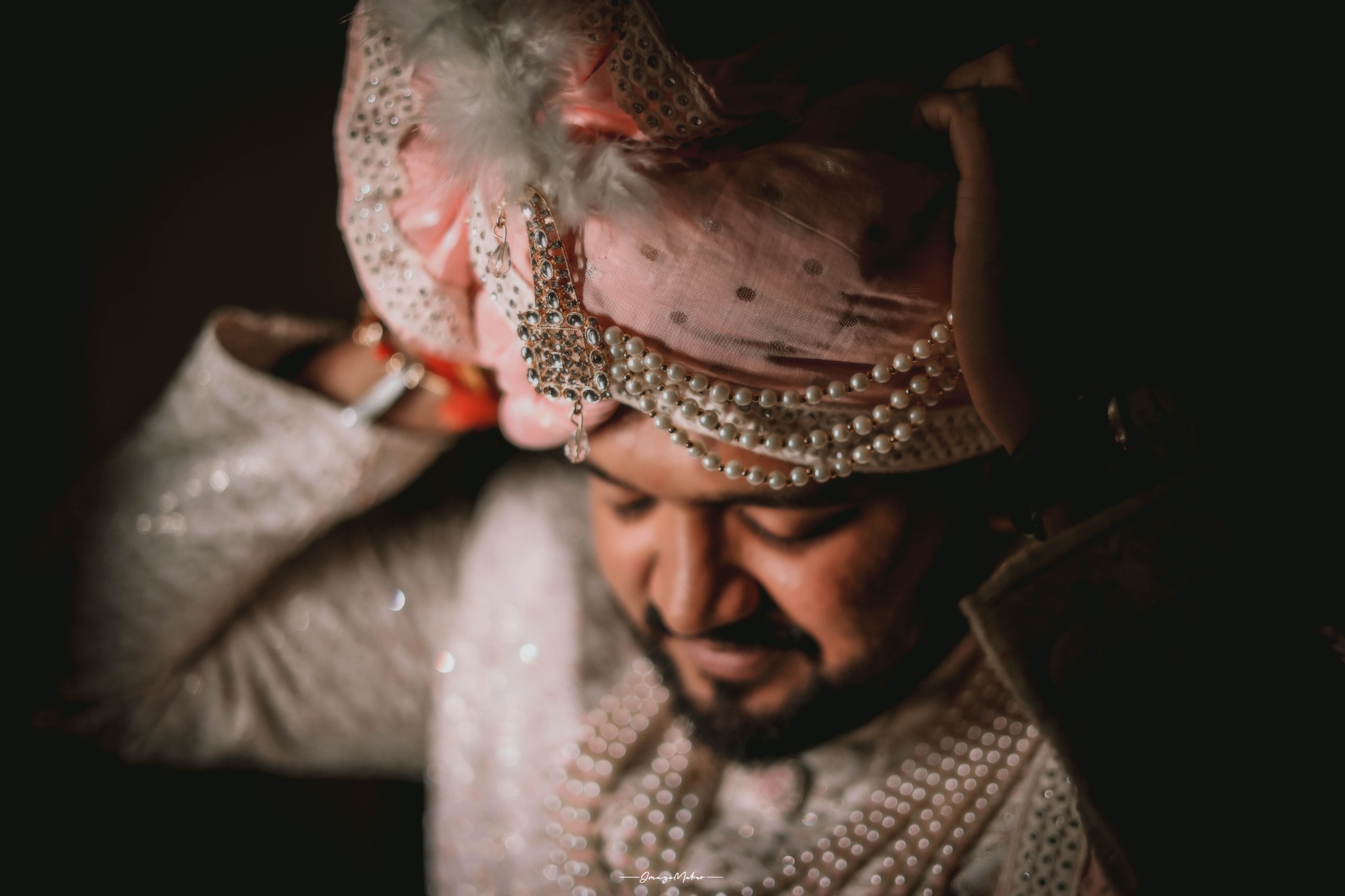 Groom Safa Detail Portrait