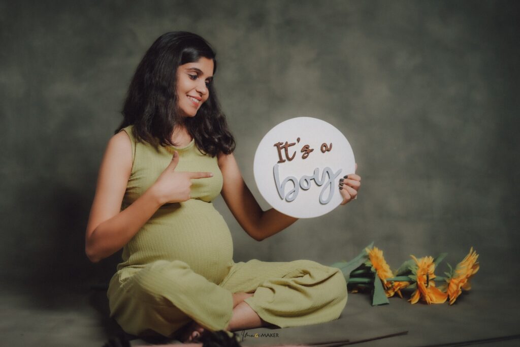 It’s a Boy Maternity Announcement