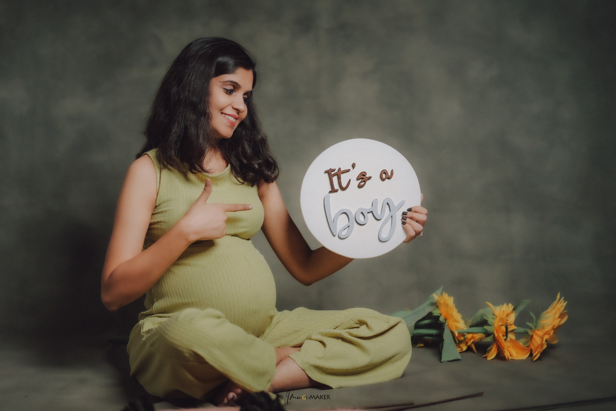 It’s a Boy Maternity Announcement