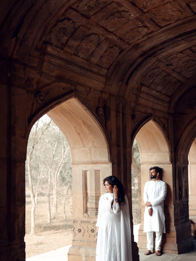 Pre-Wedding Heritage Corridor Portrait