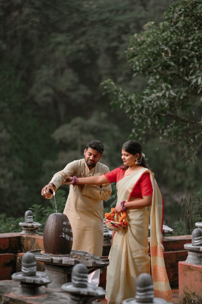 Pre-Wedding Outdoor Cooking Moment