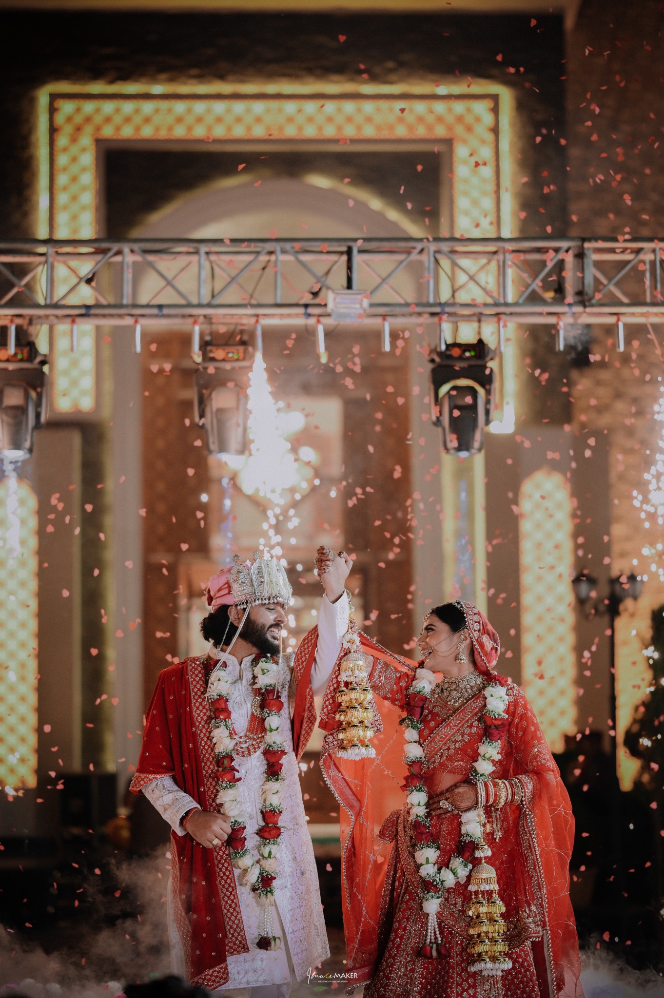 Wedding Couple Sparkler Entry